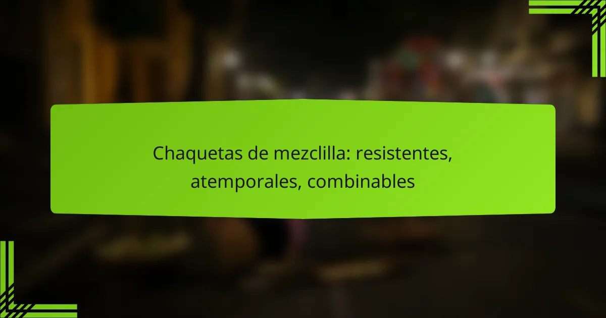 Chaquetas de mezclilla: resistentes, atemporales, combinables